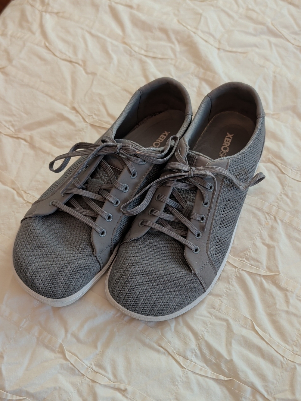 Women’s Xero Shoes Gray Knit Athletic Sneakers